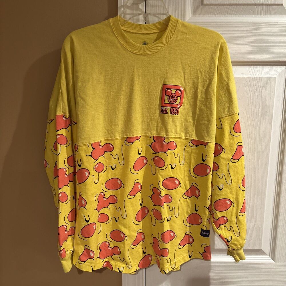 2024 Disney World Parks Eats Mickey Mouse Pizza Spirit Jersey Adult Sz S Unisex